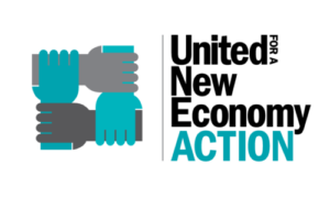 UNE Action Logo